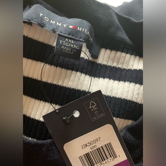 Blue Double Layered Sheer Top Blouse Shirt - Picture 5 of 8